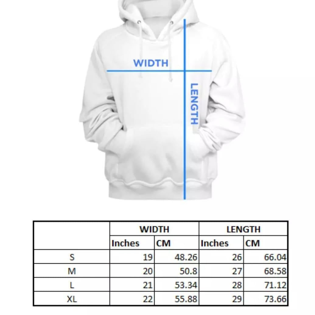 Men's Black Fleece Printed Hoodie