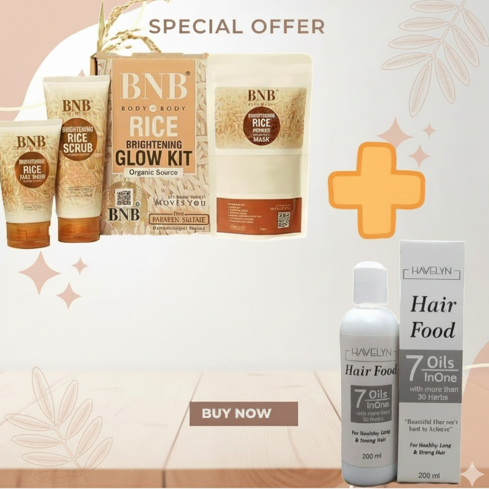 4 in 1 Skincare Bundle with Hair Oil Set