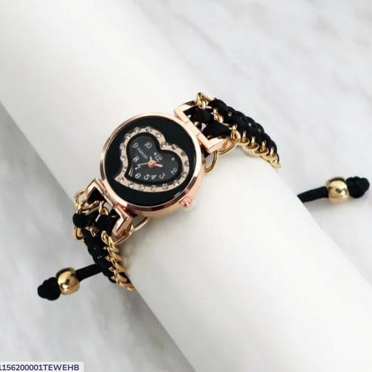 Women’s Black Stainless Steel Watch