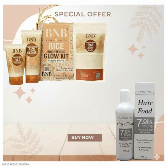 4 in 1 Skincare Bundle with Hair Oil Set