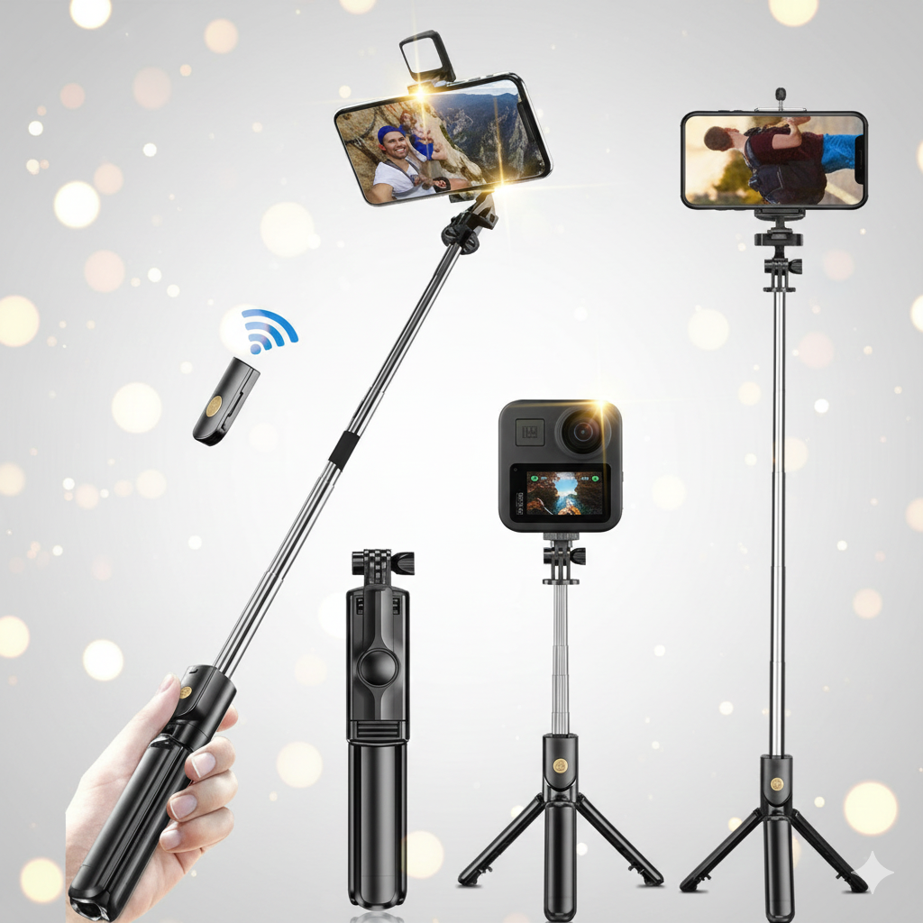 4 in 1 Selfie Stick
