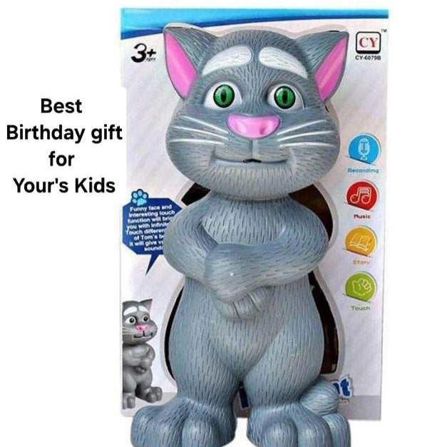 Grey Talking Tom Toy