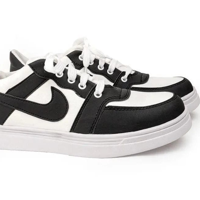 Men's Fancy Synthetic Leather Joggers - JRD-Black